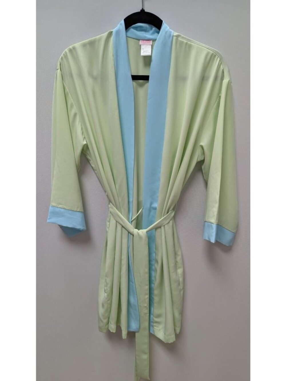 CRUZ Light Green/Light Blue Sleepwear Robe